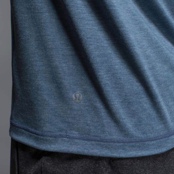 Lululemon Protean Short Sleeve Heathered Oil Slick Blue - Picture 7 of 11